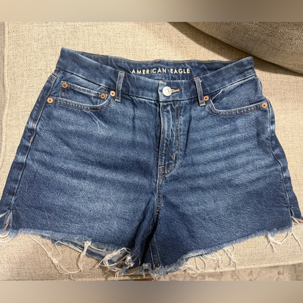 American Eagle Outfitters Denim Cutoff Shorts - Indigo Blue